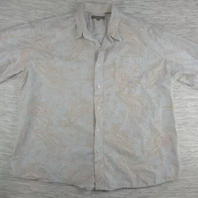 Roper Shirt Mens XXL Multi Color Paisley Short Sleeve Button Down Cotton Western • $15