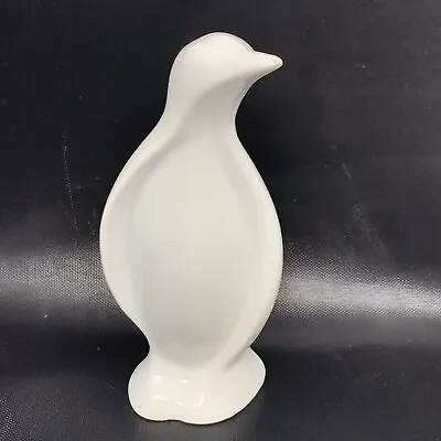 Naaman Vintage Israel White Porcelain Penguin Statue Bird Figurine  Rare • $39