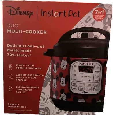 NEW - Instant Pot Duo Disney Mickey Mouse Multi-Use 7-in-1 Cooker - Rare Color • $130