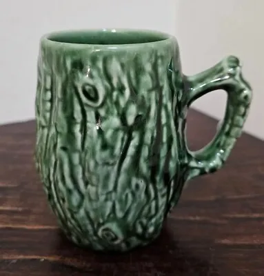 Wade England Pottery Green Tree Bark Ceramic Coffee Tea Mug 1970s Novelty • £12.95