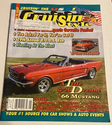 Hot Rod Cruisin' USA Car Magazine January 2008 Vol 14 66 Mustang Convertible • $5.75