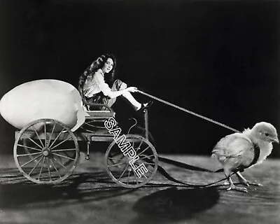 Mary Philbin On Chick-Drawn Cart 1920-30s Photo 8 X 10 Inches • $9.99