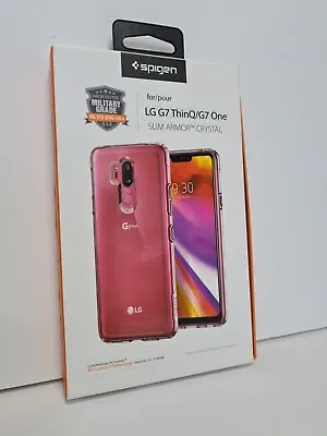 Spigen LG G7 ThinQ Slim Armor Crystal Back Case - Crystal Clear • £9.99