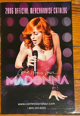Madonna Confessions Tour 2006 Merchandise Catalog. Madame X • $3