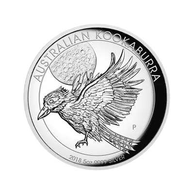 2018 Australian Kookaburra 5oz Silver Proof High Relief • $544.99