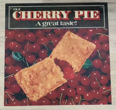 Vintage McDonald’s 1974 Cherry Pie Dessert Translite Sign RARE • $69.99