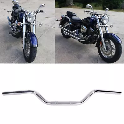 Chrome 1'' Drag Bar Handlebar For Suzuki Boulevard M109R C50T C90T M50 M90 S40 • $64.46