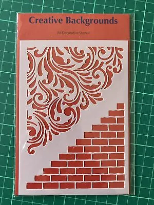 Creative Backgrounds A6 Embossing Stencil Cardmaking Mixed Media Scrapbook NEW • £0.99