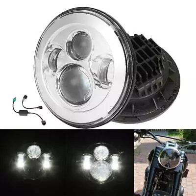 $41.49 • Buy 7'' LED Headlight DOT For Yamaha V-Star XVS 650 950 1100 1300 Classic Stryker
