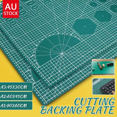 A1 A2 A3 A4 A5 Cutting Mat Non Slip Self Healing Printed Grid Lines Oz • $14.98