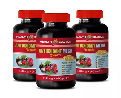 Acai Cleanse - Antioxidant Mega Complex - Anti Inflammatory 3 Bottles • $49.58