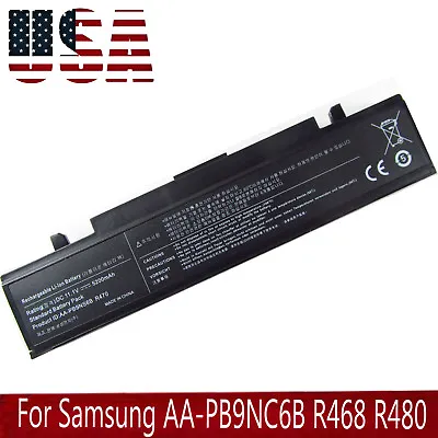Laptop 6Cell Battery For Samsung AA-PB9NC6B AA-PB9NS6B R428 R580 R780 R730 RV511 • $23.55