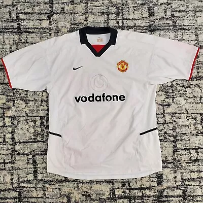 Nike Manchester United Soccer Jersey #11 Ryan Giggs 2002-03 Away Kit EPL XL Y2K • $64.99