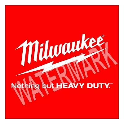 Milwaukee Tools Logo High Quality Metal Fridge Magnet 4x4 9300 • $8.95