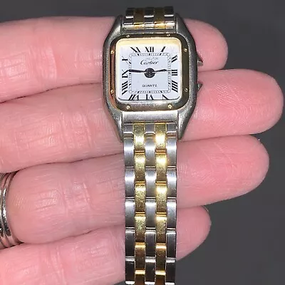 Cartier Must De Cartier Women’s 2 Tone Gold/Silver  Watch For Parts/Repair • $199