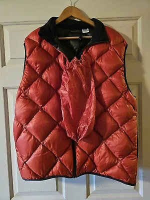 Montbell Goose Down Puffer Quilt Feather Vest Lightweight Mens Size XL • $68.25