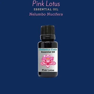 Pink Lotus Essential Oil (Nelumbo Nucifera). 100% Pure And Natural. • $124.99