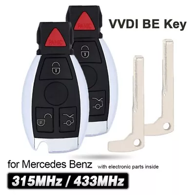 2x Xhorse VVDI BE Key Pro Improved Version For Mercedes-Benz Complete Remote Key • $48.89