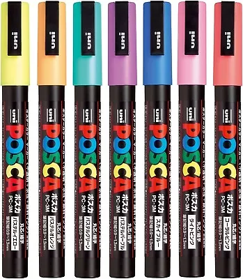 $27.99 • Buy Uni Posca Paint Marker Pen, Fine Point, Set Of 7 Natural Color (PC-3M 7C),Origin