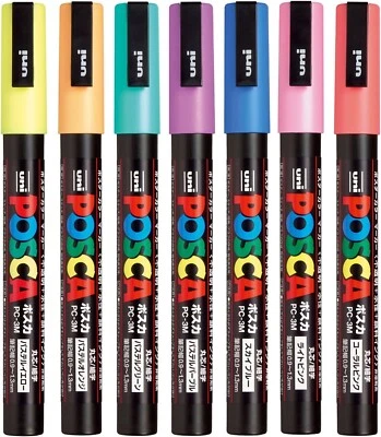 $27.99 • Buy Uni Posca Paint Marker Pen, Fine Point, Set Of 7 Natural Color (PC-3M 7C),Origin