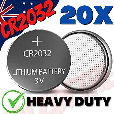 CR2032 3V LITHIUM CELL Button BATTERY 2032 Batteries Car Key Toy OZ Watch Remote • $6.22