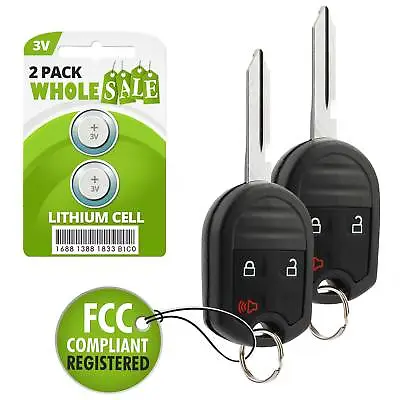 2 Replacement For 2009 2010 2011 2012 Ford F-150 F150 Key Fob Remote • $16.69