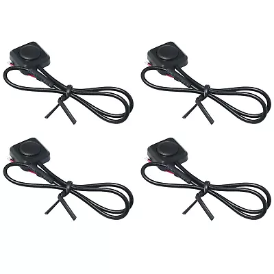 4PCS Black Momentary Switch Momentary Push Button On Off Switch 12V 24V Surface  • $13.26