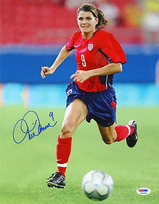 Mia Hamm SIGNED 11x14 Photo Team USA Soccer Legend PSA/DNA AUTOGRAPHED • $165