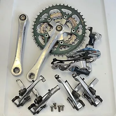 Shimano Deore XT M739 M737 3x8s Groupset Brakes Vintage MTB FC BR FD RD • $179.95