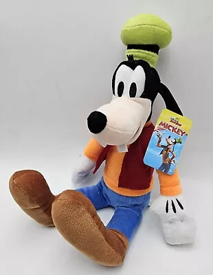 Disney Junior Mickey Mouse Clubhouse 18  Goofy Plush Stuffed Animal Toy New  • $19.99