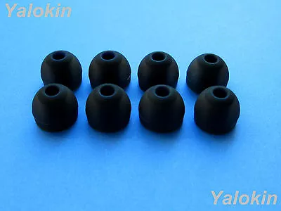 $35.76 • Buy 8 Pcs Large Comfort Stay (BK) Replacement Eartips For Jaybird X2 Headphones