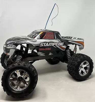 Traxxas 1/10 Stampede RC Truck Brushed AS IS • $85