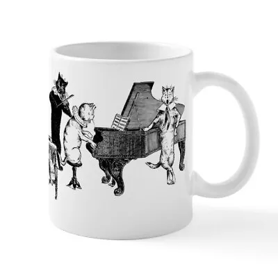 CafePress Cat Music Mug 11 Oz Ceramic Mug (545518310) • $14.99