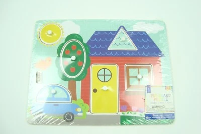 $9.99 • Buy Wooden Peg Board Puzzle NEW SEALED