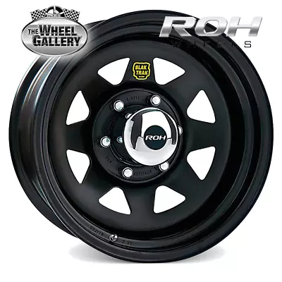 ROH Trak2 15x10 6/139.7 Black Set Of Steel Wheels • $716