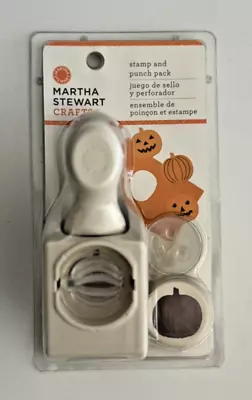 Martha Stewart Pumpkin Stamp & Punch Pack Halloween Jack O Lantern NEW • $17.95