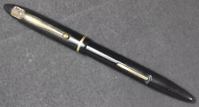 Sheaffer Black Lever-Fill Fountain Pen W/ 14k #33 Nib - Vintage • $35.99