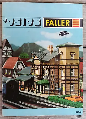 Faller Catalogue '75/76 Model Railways English Nederlands Français 1975 1976 • £12.50