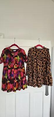 Girls Age 5 Next Oilily Bundle Leopard Print  Multi Coloured Spring Dresses  • £4.99