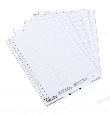 Rexel Printable Inserts For Rexel Suspension File Crystal Tabs White Crystalfi • £53.55