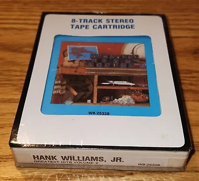 Sealed Hank Williams Jr.  Greatest Hits Volume 2  8 Track Tape 1985 • $14