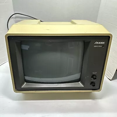 Vintage Amdek Video 310A 12  Computer Display Monitor READ DESCRIPTION • $69
