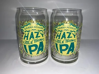 Sierra Nevada Hazy Little Thing IPA Beer Glasses Set Of 2 RARE FREE SHIPPING!! • $23.99