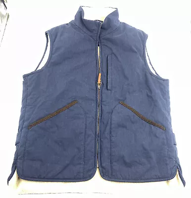 J Crew Sussex Sherpa Lined Vest With Eco-Friendly Primaloft Sz MEDIUM $128 Orig • $39