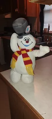 Hallmark Frosty The Snowman Animated Musical Sing & Dancing 15  Plush Works • $17.50