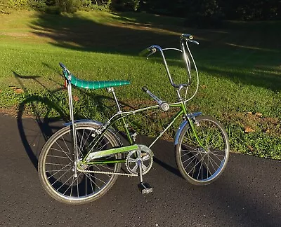 $1900 • Buy Vintage Green 1971 SCHWINN STING-RAY FASTBACK 3-SPEED STIK-SHIFT