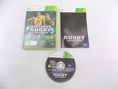 Mint Disc Xbox 360 Wallabies Rugby Challenge - Inc Manual Free Postage • $9.52