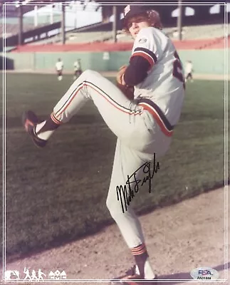 Tigers Mark Fidrych Signed Authentic Autographed 8x10 Framed Portrait [PSA/DNA] • $85.50