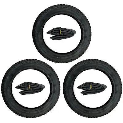 3x Tires + Tube 90G 12.5x1.75x2.25   Stroller Bike Puky Scooter 47-203 • £39.18