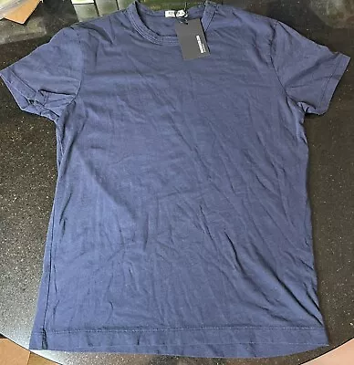 Buck Mason Midnight Blue Slub Short Classic T Shirt Size X Small Brand New NOS • $19.99